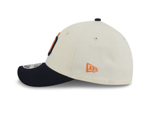 Load image into Gallery viewer, San Diego Padres New Era MLB 39THIRTY 3930 Flexfit Cap Hat Chrome White Crown Navy Blue Visor Orange/Navy Logo (2026 City Connect 2.0)