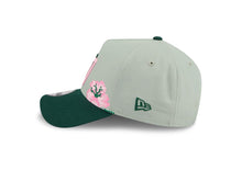Load image into Gallery viewer, Dominican Republic New Era WBC 9FORTY 940 Adjustable A-Frame Cap Hat Pistachio Green Crown Green Visor Green/Pink Logo