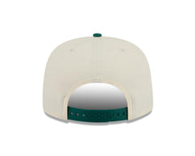 Load image into Gallery viewer, Puerto Rico New Era WBC 9FIFTY 950 Snapback A-Frame Cap Hat Cream Crown Green Visor Red/Green Logo With Rose