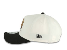 Load image into Gallery viewer, Puerto Rico New Era 9FORTY 940 Adjustable A-Frame Cap Hat Chrome White Crown Black Visor Black White Logo Frog WBC World Baseball Classic Side Patch