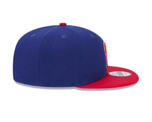 Load image into Gallery viewer, Philadelphia Phillies New Era MLB 9FIFTY 950 Snapback Cap Hat Royal Blue Crown Red Visor Red/White Logo
