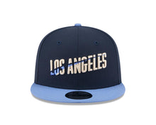 Load image into Gallery viewer, Los Angeles Dodgers New Era MLB 9FIFTY 950 Snapback Cap Hat Navy Blue Crown Sky Blue Visor White Script/Text Logo