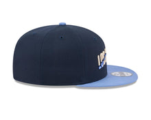 Load image into Gallery viewer, Los Angeles Dodgers New Era MLB 9FIFTY 950 Snapback Cap Hat Navy Blue Crown Sky Blue Visor White Script/Text Logo