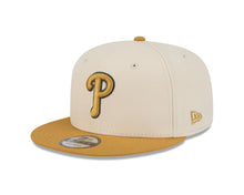 Load image into Gallery viewer, Philadelphia Phillies New Era MLB 9FIFTY 950 Snapback Cap Hat Cream Crown Light Brown Visor Light Brown/Brown Logo (Color Pack)
