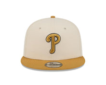 Load image into Gallery viewer, Philadelphia Phillies New Era MLB 9FIFTY 950 Snapback Cap Hat Cream Crown Light Brown Visor Light Brown/Brown Logo (Color Pack)