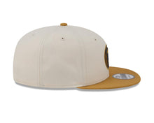 Load image into Gallery viewer, San Diego Padres New Era MLB 9FIFTY 950 Snapback Cap Hat Cream Crown Light Brown Visor Light Brown Swinging Friar Logo (Color Pack)