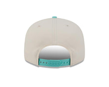 Load image into Gallery viewer, Los Angeles Dodgers New Era MLB 9FIFTY 950 Snapback Cap Hat Cream Crown Light Teal Visor Light Teal/Gray Logo (Color Pack)