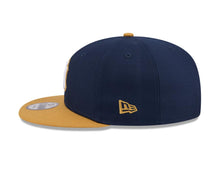 Load image into Gallery viewer, New York Yankees New Era MLB 9FIFTY 950 Snapback Cap Hat Navy Blue Crown Light Brown Visor White/Light Brown Logo