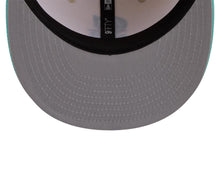 Load image into Gallery viewer, Seattle Mariners New Era MLB 9FIFTY 950 Snapback Cap Hat Cream Crown Light Teal Visor Light Teal/Gray Logo (Color Pack)