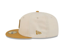 Load image into Gallery viewer, San Diego Padres New Era MLB 59FIFTY 5950 Fitted Cap Hat Cream Crown Light Brown Visor Light Brown/Brown Logo (Color Pack)