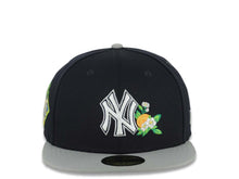 Load image into Gallery viewer, New York Yankees New Era MLB 59FIFTY 5950 Fitted Cap Hat Navy Blue Crown Gray Visor White/Black/Yellow Logo 2026 Spring Training Side Patch Gray UV