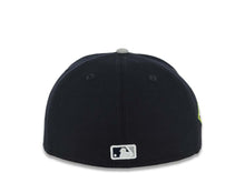 Load image into Gallery viewer, New York Yankees New Era MLB 59FIFTY 5950 Fitted Cap Hat Navy Blue Crown Gray Visor White/Black/Yellow Logo 2026 Spring Training Side Patch Gray UV
