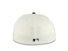 Load image into Gallery viewer, New York Yankees New Era MLB 59FIFTY 5950 Fitted Cap Hat Cream Crown Black Visor Black Logo 2024 World Series Side Patch Gray UV