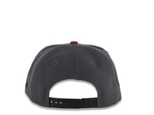Load image into Gallery viewer, (Youth) San Diego Padres New Era MLB 9FIFTY 950 Kid Snapback Cap Hat Dark Gray Crown Black Visor White Logo 40th Anniversary Side Patch Gray UV