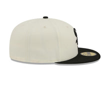 Load image into Gallery viewer, Chicago White Sox New Era MLB 59FIFTY 5950 Fitted Cap Hat Chrome White Crown Black Visor Black Logo Gray UV