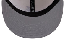 Load image into Gallery viewer, Atlanta Braves New Era MLB 59FIFTY 5950 Fitted Cap Hat Chrome White Crown Navy Blue Visor Navy Blue Logo Gray UV