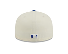 Load image into Gallery viewer, Chicago Cubs New Era MLB 59FIFTY 5950 Fitted Cap Hat Chrome White Crown Royal Blue Visor Red/Royal Blue Logo Gray UV