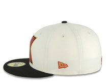 Load image into Gallery viewer, Xolos de Tijuana New Era Liga MX 59FIFTY 5950 Fitted Cap Hat Cream Crown Black Visor Red/Black/Gold Logo Club Tijuana Side Patch Green UV