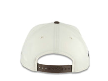 Load image into Gallery viewer, San Diego Padres New Era MLB 9FORTY 940 Adjustable A-Frame Cap Cream Crown Brown Visor Team Color Logo 2026 World Tour Mexico City Series Side Patch