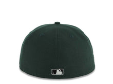 Load image into Gallery viewer, San Diego Padres New Era MLB 59FIFTY 5950 Fitted Cap Hat Dark Green Crown Black Visor White/Black Logo 1998 World Series Side Patch Gray UV