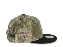 Load image into Gallery viewer, (Youth) Los Angeles Dodgers New Era MLB 9FIFTY 950 Snapback Cap Real Tree Camo Crown Black Visor Glow White/Black Logo 2025 Champions Side Patch