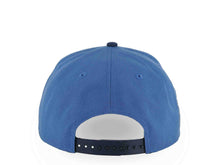 Load image into Gallery viewer, San Diego Padres New Era MLB 9FORTY 940 Adjustable A-Frame Cap Hat Dark Sky Blue Crown Navy Blue Visor White Logo Petcopark Side Patch Gray UV