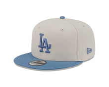 Load image into Gallery viewer, Los Angeles Dodgers New Era MLB 9FIFTY 950 Snapback Cap Hat Cream Crown Blue Visor Blue/White Logo Gray UV ( 2-Tone Color Pack)