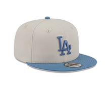 Load image into Gallery viewer, Los Angeles Dodgers New Era MLB 9FIFTY 950 Snapback Cap Hat Cream Crown Blue Visor Blue/White Logo Gray UV ( 2-Tone Color Pack)