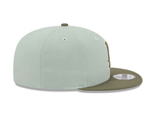 Load image into Gallery viewer, Los Angeles Dodgers New Era MLB 9FIFTY 950 Snapback Cap Hat Moss Green Crown Olive Green Visor Olive Green/White Logo Gray UV ( 2-Tone Color Pack)