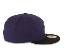 Load image into Gallery viewer, Seattle Mariners New Era MLB 59FIFTY 5950 Fitted Cap Hat Purple Crown Black Visor Purple/White/Black Logo