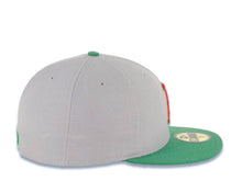 Load image into Gallery viewer, Boston Red Sox New Era MLB 59FIFTY 5950 Fitted Cap Hat Gray Crown Green Visor Red/Green Logo