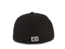 Load image into Gallery viewer, Clearwater Threshers New Era MiLB 59FIFTY 5850 Fitted Cap Hat Black Crown Dark Gray Visor Dark Gray/White Logo