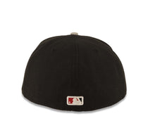 Load image into Gallery viewer, Chicago Cubs New Era MLB 59FIFTY 5950 Fitted Cap Hat Black Crown Red Visor Gray/Red/White Logo