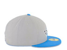 Load image into Gallery viewer, Los Angeles Anaheim Angels New Era MLB 59FIFTY 5950 Fitted Cap Hat Gray Crown Cardinal Blue Visor Cardinal Blue/White Logo with Wings