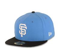 Load image into Gallery viewer, San Francisco New Era MLB 59FIFTY 5950 Fitted Cap Hat Blue Crown Black Visor White Logo