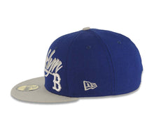 Load image into Gallery viewer, Brooklyn Dodgers New Era MLB 59FIFTY 5950 Cap Hat Royal Blue Crown Gray Visor Gray/White Retro Text Logo