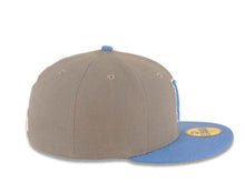 Load image into Gallery viewer, Los Angeles Dodgers New Era MLB 59FIFTY 5950 Fitted Cap Hat Gray Crown Sky Blue Visor Blue/White Logo