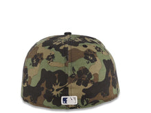 Load image into Gallery viewer, Los Angeles Dodgers New Era MLB 59FIFTY 5950 Fitted Cap Hat Tropical Camo Crown Black Visor White Logo