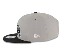 Load image into Gallery viewer, California Republic New Era 9FIFTY 950 Snapback Cap Hat Gray Crown Black Visor California Bear Logo California State Flag Side Patch