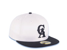 Load image into Gallery viewer, California Anaheim Angels New Era MLB 59FIFTY 5950 Fitted Cap Hat White Crown Black Visor Black/White Logo