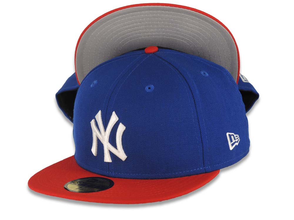 New York Yankees New Era MLB 59FIFTY 5950 Cap Hat Royal Blue