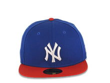 Load image into Gallery viewer, New York Yankees New Era MLB 59FIFTY 5950 Cap Hat Royal Blue Crown Red Visor White Logo