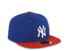 Load image into Gallery viewer, New York Yankees New Era MLB 59FIFTY 5950 Cap Hat Royal Blue Crown Red Visor White Logo