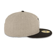 Load image into Gallery viewer, Los Angeles Kings New Era NHL 59FIFTY 5950 Fitted Cap Hat Heather Gray Crown Black Visor Black Logo