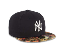 Load image into Gallery viewer, New York Yankees New Era MLB 59FIFTY 5950 Fitted Cap Hat Navy Blue Crown Snake Skin Visor White Logo