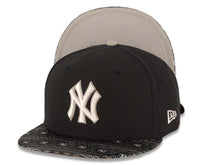 Load image into Gallery viewer, New York Yankees New Era MLB 59FIFTY 5950 Fitted Cap Hat Dark Navy Blue Crown Gray Fair Isle Visor White/Gray Logo