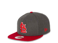 Load image into Gallery viewer, St. Louis Cardinals New Era MLB 9FIFTY 950 Snapback Cap Hat Heather Dark Gray Crown Red Visor Red/White Logo
