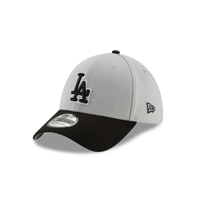 Los Angeles Dodgers New Era MLB 39THIRTY 3930 Flexfit Cap Hat Gray
