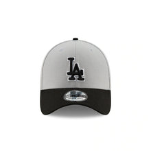 Load image into Gallery viewer, Los Angeles Dodgers New Era MLB 39THIRTY 3930 Flexfit Cap Hat Gray Crown Black Visor Black/White Logo