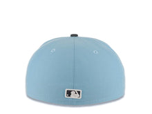 Load image into Gallery viewer, Los Angeles Dodgers New Era MLB 59FIFTY 5950 Fitted Cap Hat Light Blue Crown Dark Gray Visor Black/White Logo